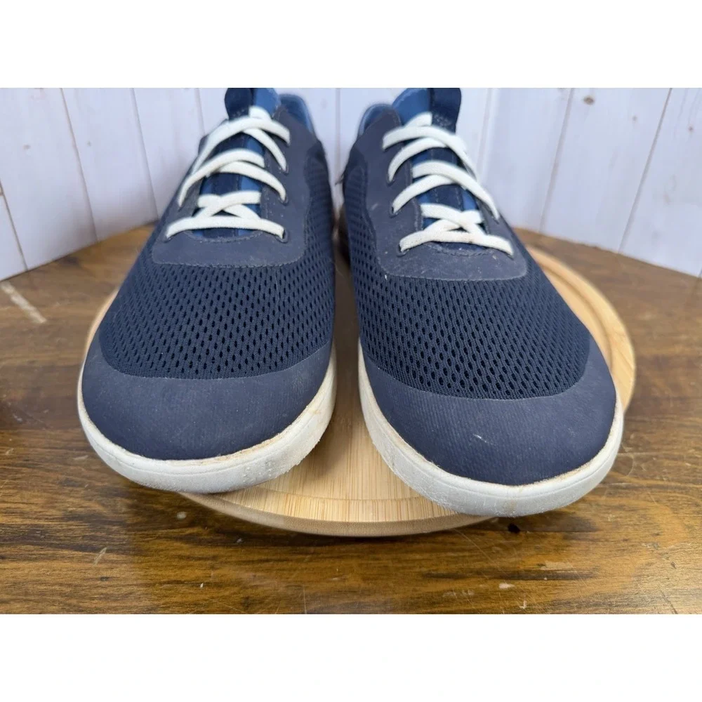 OluKai‎ Sneakers Mens 11.5 Blue Moku Pae Boat Shoes Mesh Breathable Drop-In Heel